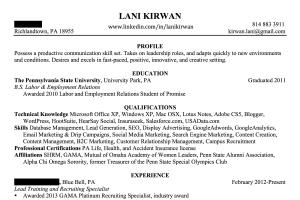 Portfolio for Resume Writing & Editing